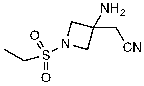 2-(3-amino-1-(ethylsulfonyl)azetidin-3-yl)acetonitrile