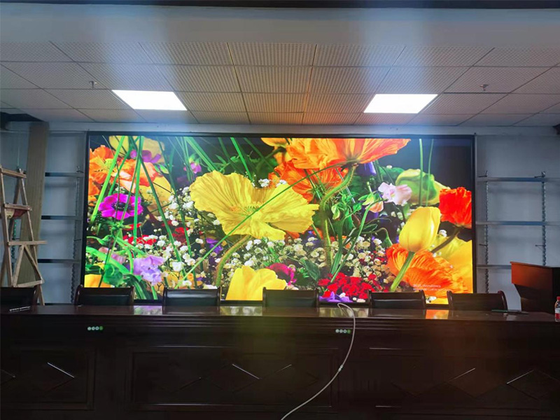 海南海口某学校P2屏led显示屏案例