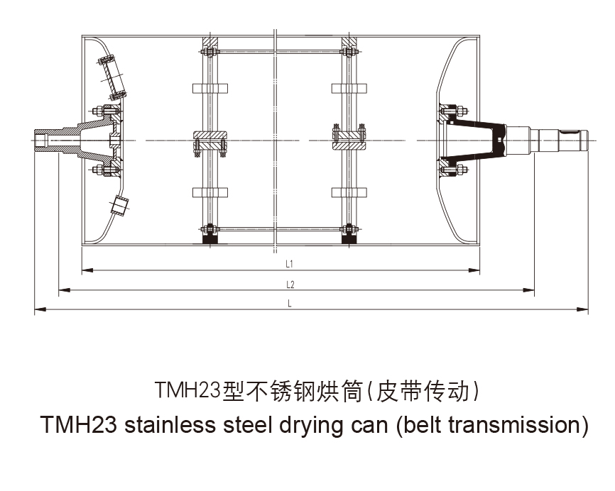 Tmh23 series cylinder dryer