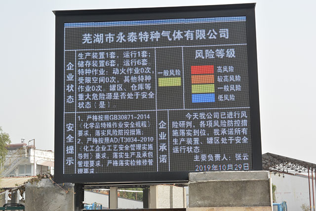 廠房安全電子公示牌