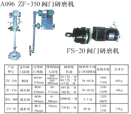 ZF-350阀门研磨机