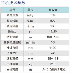 架柱式液壓回轉(zhuǎn)鉆機(jī)