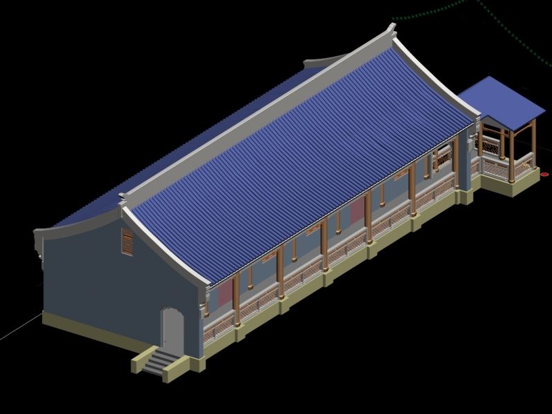 古建築模型-模型裝修網站模板