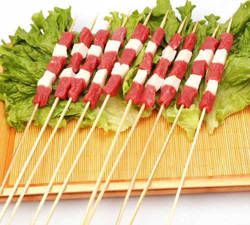 油炸豆腐串掌中宝串奥尔良翅中串辉豪 烧烤里脊辉豪 三线肉串辉豪 手