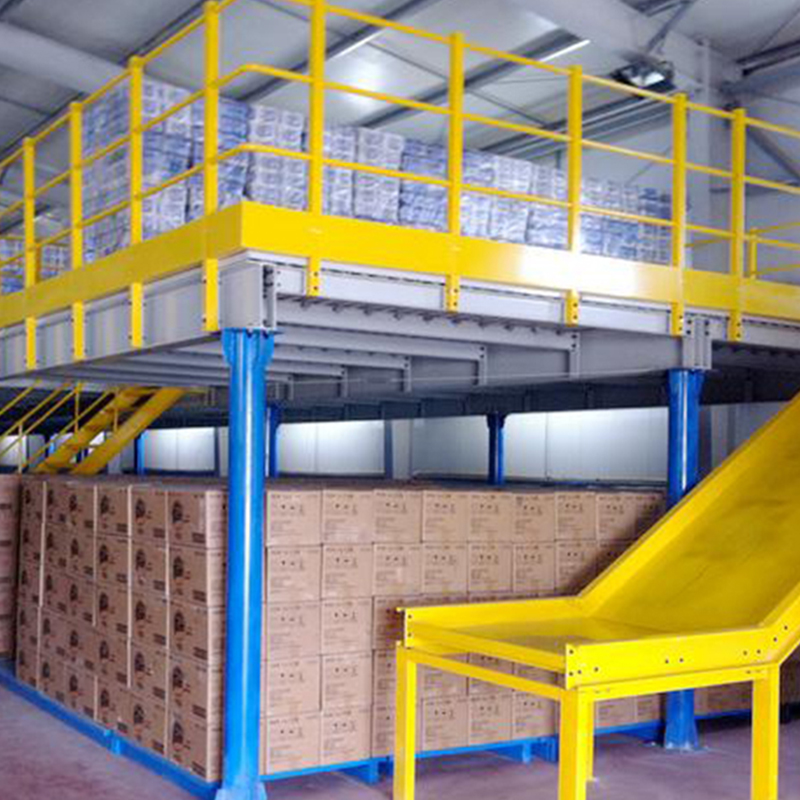 这类阁楼式货架在安装完成后基本就固定了不太会移动位置