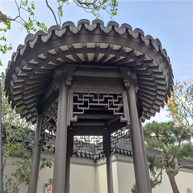 红河铝合金六角亭