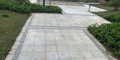 黄金麻pc仿石材砖适合做路面砖吗